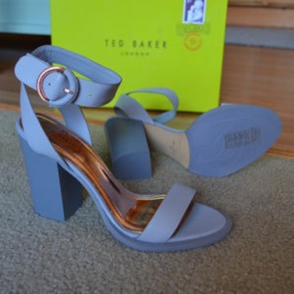 Ted Baker Leather Block Heel Sandal